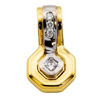 18ct Gold Diamond Pendant